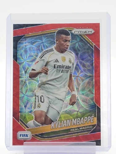 KYLIAN MBAPPÉ 2025-26 PRIZM FIFA SOCCER RED CHOICE #181 REAL MADRID /88 Q5908