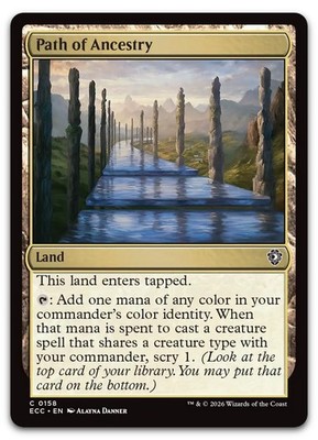 Path of Ancestry #158 (NM) Commander: Lorwyn Eclipsed ECC Magic MTG