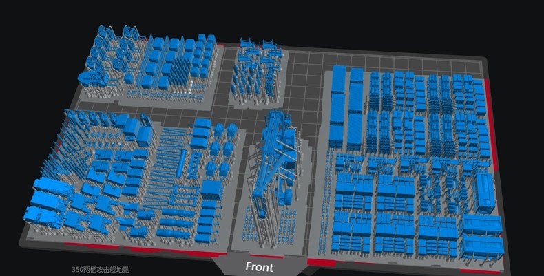 3D printing 1/350/700 Ground crew equipment of US amphibious assault ships