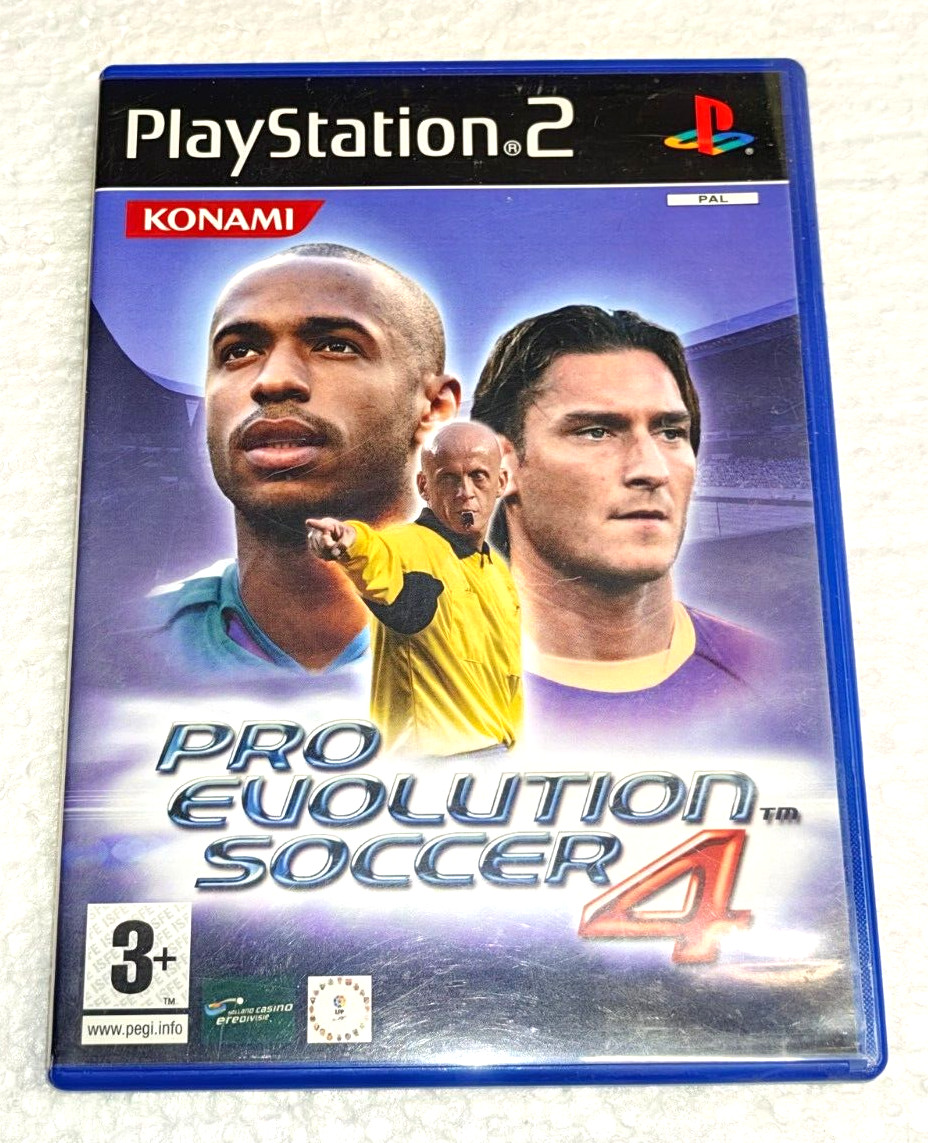 Jeu Pro Evolution Soccer 4 - PS2 - FR Complet Bon état