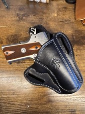 1911 Commander Custom Holster- Custom Made And Hand Crafted By WRobinettLeather