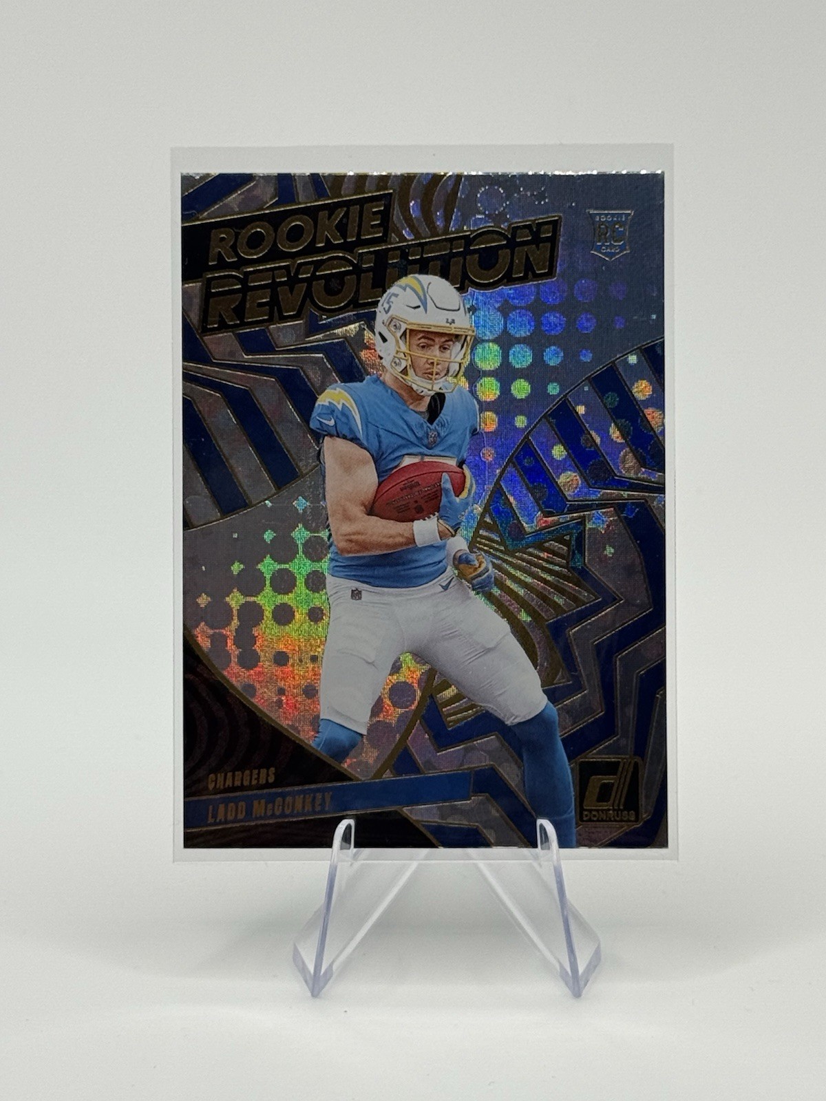 2024 Donruss Ladd McConkey 4 Rookie Revolution
