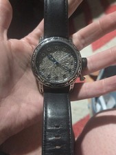 Invicta Russian Diver Men's Quartz Analog 52mm SS Black Leather Strap Date