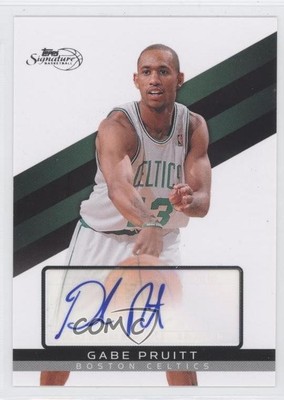 2008-09 Topps Signature Auto 173/1199 Gabe Pruitt #TSA-GP Auto 0c2