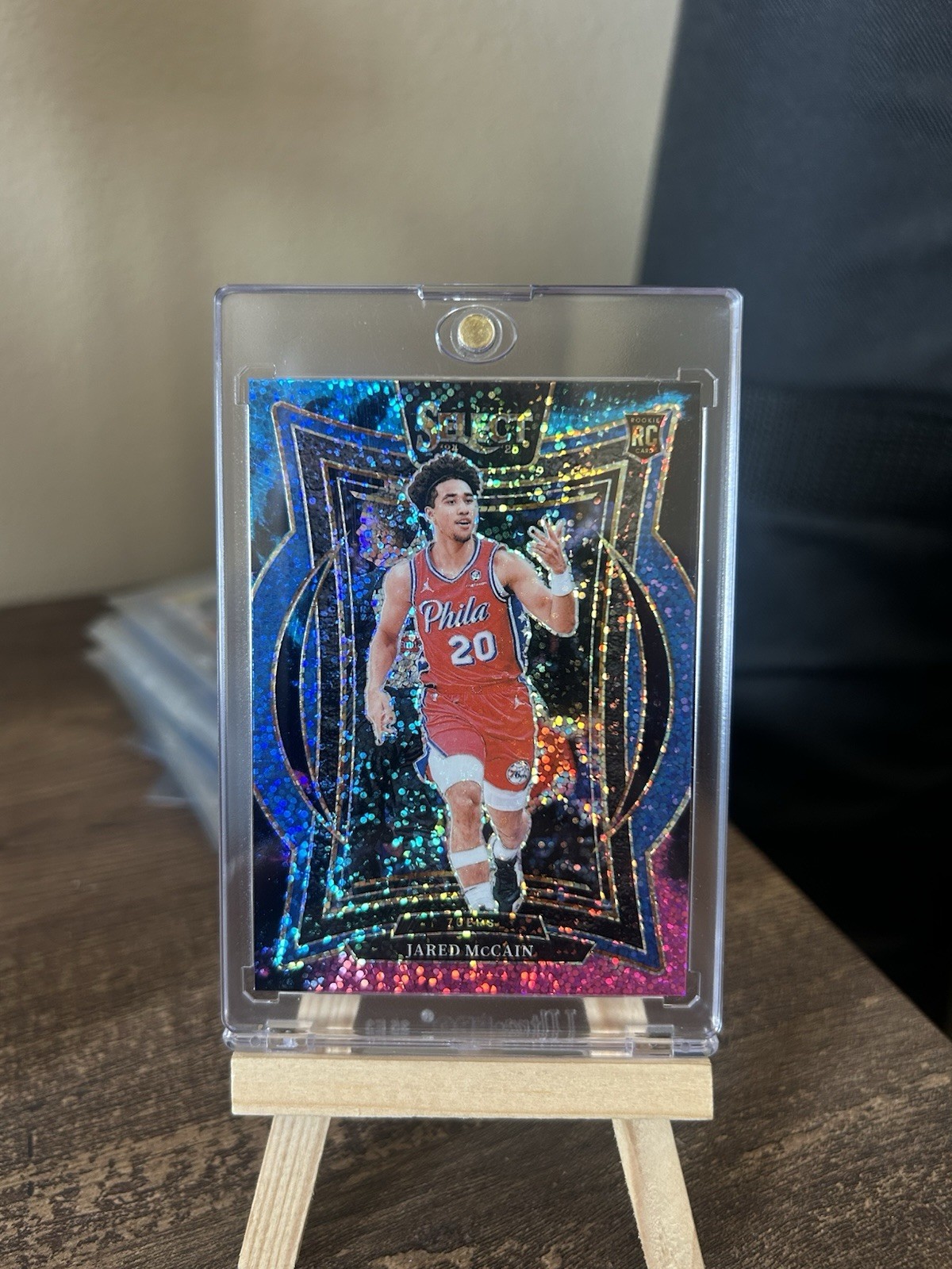 2024-25 Panini Select Concourse Jared McCain #82 Cosmic Prizm (RC)