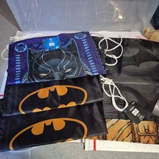 4 sacs à cordon / RCA Marvel Avengers panthère noire, Batman neuf avec étiquette voir photo