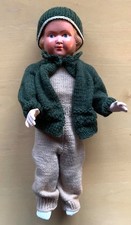 Zusammegesetzte Alte Puppe Zelluloid Kopf von Storch Massekörper Marke KD