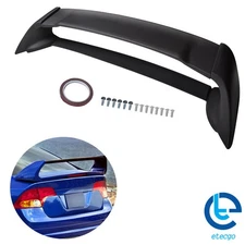 Rear Trunk Spoiler Wing Fit For Honda Civic Sedan 2006-2010 Black Mugen Style