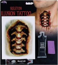 Adult Skeleton Tattoo Makeup Kit Halloween Makeup Kits