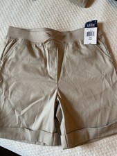 Izod Girls plus Khaki Elastic-Waist School Pants NWT Size 10.5 Plus Size