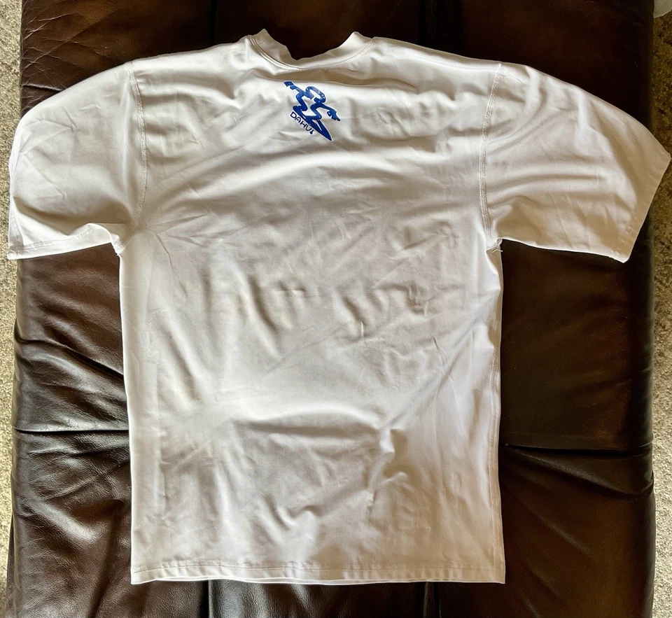 Camisa de natación Da Hui manga corta niños marca hawaiana cuello falso Foto 3 de 4