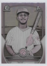 2023 Bowman Chrome Prospects Pearl Refractor Ludwing Espinoza #BCP-192 03xg