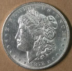 $1 1878-CC Morgan Silver Dollar AU Carson City Mint * AvenueCoin