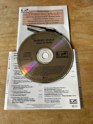 Robert Stolz Venus in Seide Berliner Symphoniker Eurodisc CD & Inlay Only NoCase