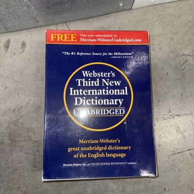 Webster's Third New International Dictionary, Unabridged by Philip Babcock Gove