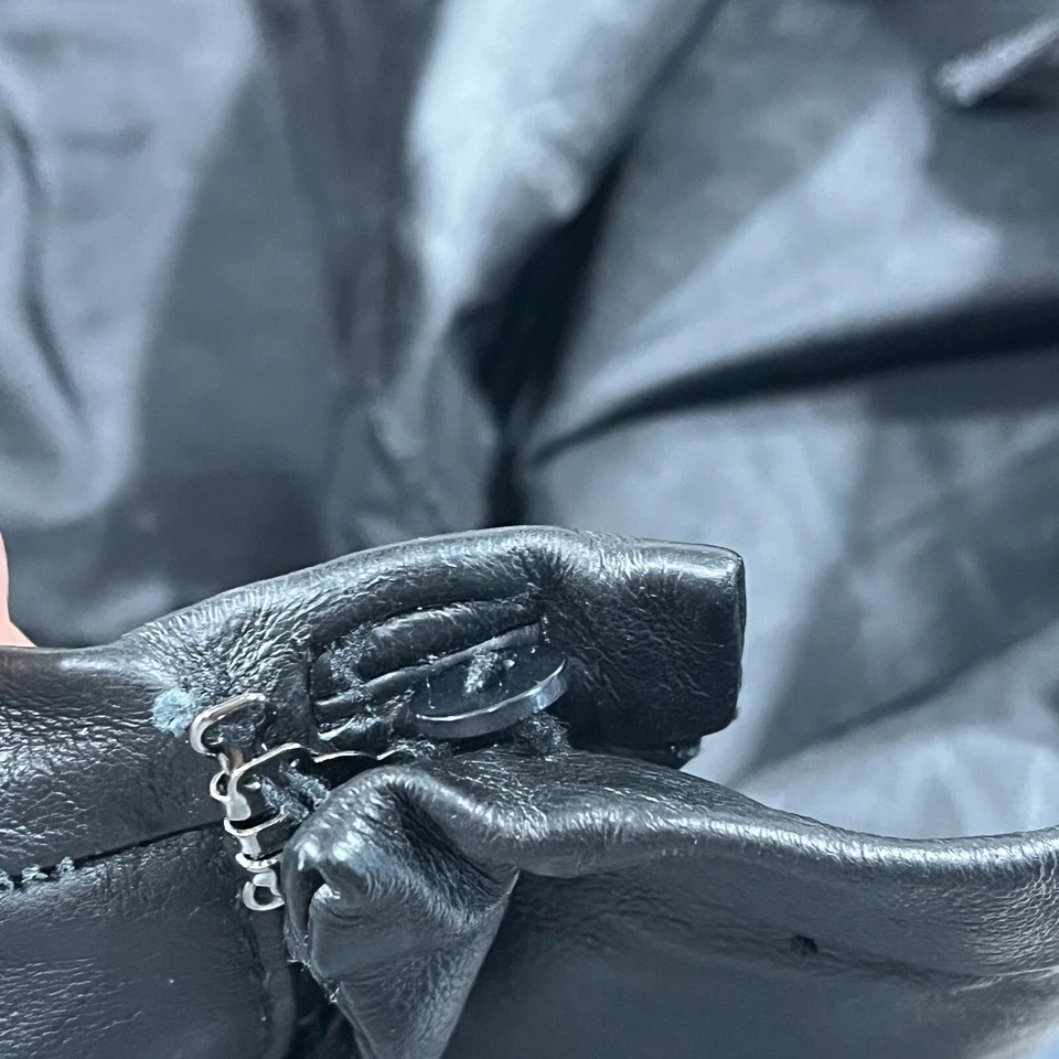 John Paul Richard Uniform Pants Womens 10 Genuine Leather Biker Moto Grunge - Image 4 of 4