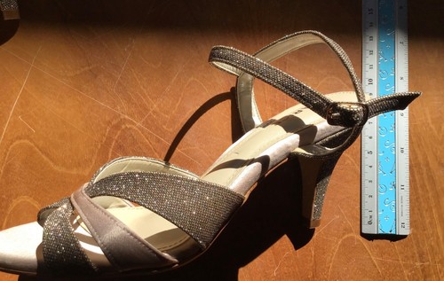 CLARICE SIZE 7 RRP $180 “RHONDA” NUDE TWO TONE HEELS SHOES - Picture 7 of 12