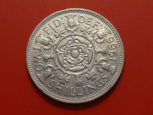 Grande-Bretagne Florin, deux shillings, 1966 - Photo 1/2