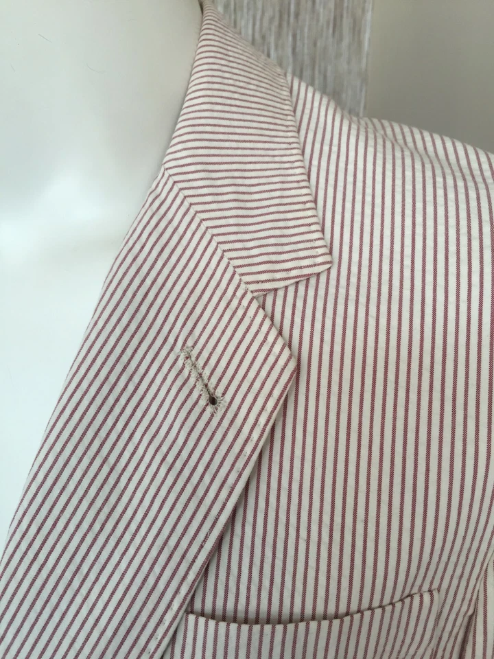 Paul Smith Rayado Botonadura Sencilla Chaqueta Blazer TALLA S Nuevo con Etiqueta - Imagen 3 de 4