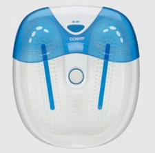 Conair Care Foot Spa W/ Bubbles Massage Heat Feet Relax & Soothe Pumice Stone 