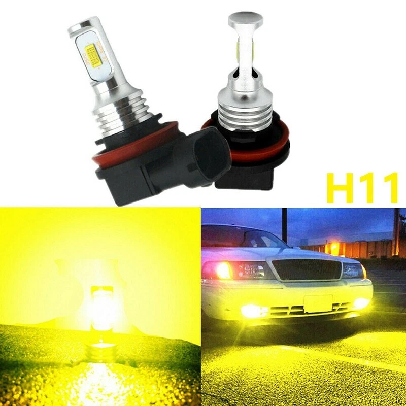 H8 yellow on sale led fog light