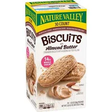 Nature Valley Biscuit Sandwich with Almond Butter, 30 ct.