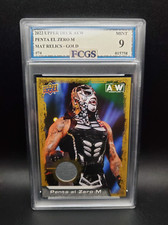 Penta el Zero M [Mat Relic Gold] #74 (2022) Upper Deck AEW - Graded 9 [FCGS]