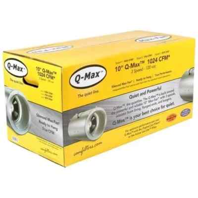BRAND NEW- Can Fan Q-Max 10'' 1024CFM Quiet Inline Exhaust Ventilation w/ Muffler
