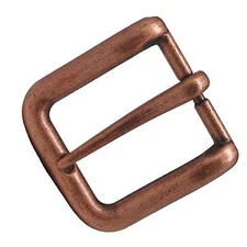 Wave Belt Buckle Copper Plate 1-1/4" 1640-10 by Stecksstore