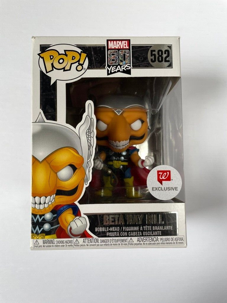 Funko Pop! Figura Vinilo Marvel 80 Años Beta Ray Bill #582 Abierta Con Caja Dañada
