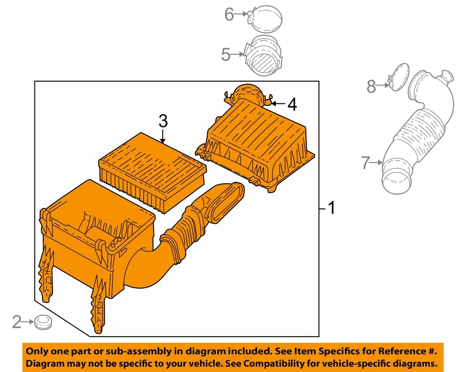 Conjunto de filtro de aire usado se adapta a: Land Rover Discovery 2001 4,0 L serie II grado Foto 3 de 4