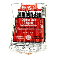 Kam Yen Jan Chinese Style Pork Sausage 14 oz~Product of USA~10/22/2026