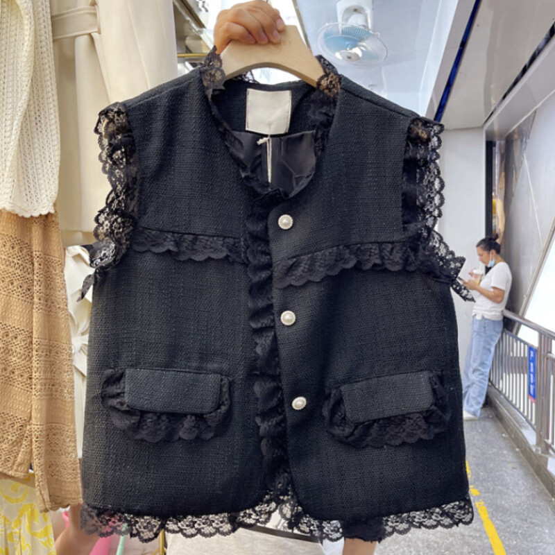 ruffle vest top