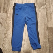 Under Armour Toddler Boy Blue Comfort Soft Fleece Inside Joggers 24 Months