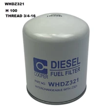 WHDZ321 - WESFIL DIESEL FUEL FILTER Z321 fits ISUZU