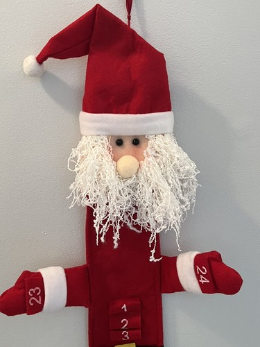 Christmas Advent Calendar Santa Countdown Very Nice Long Legs - Picture 11 of 16