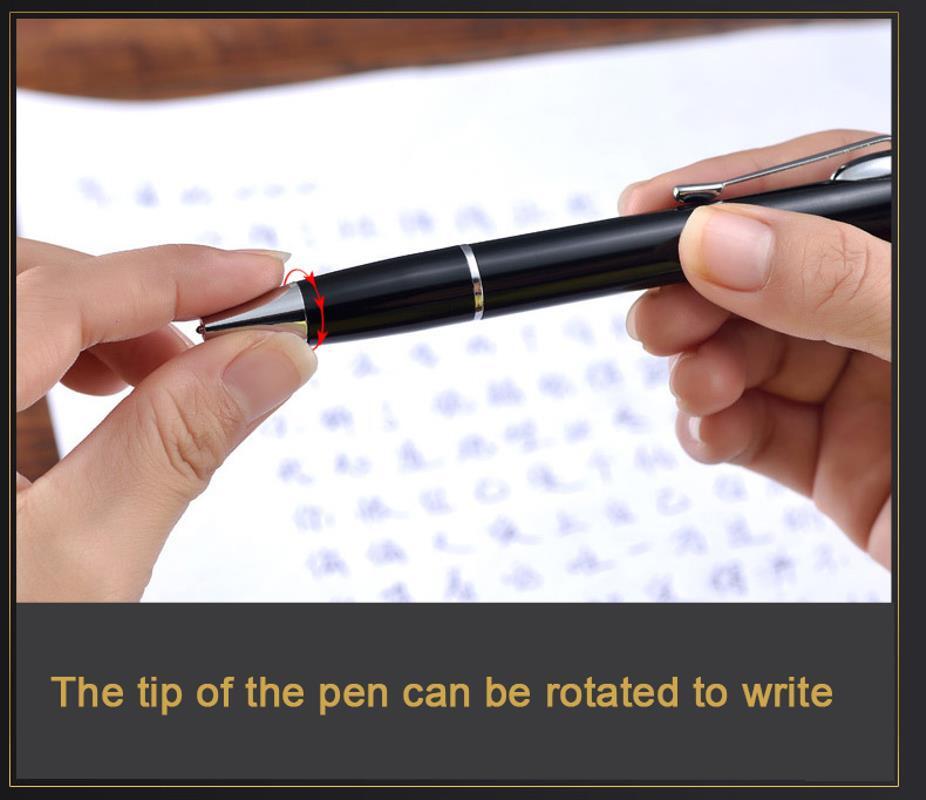 Ballpoint Pen Jet Torch Gas Lighter Windproof Metal Butane Cigarette