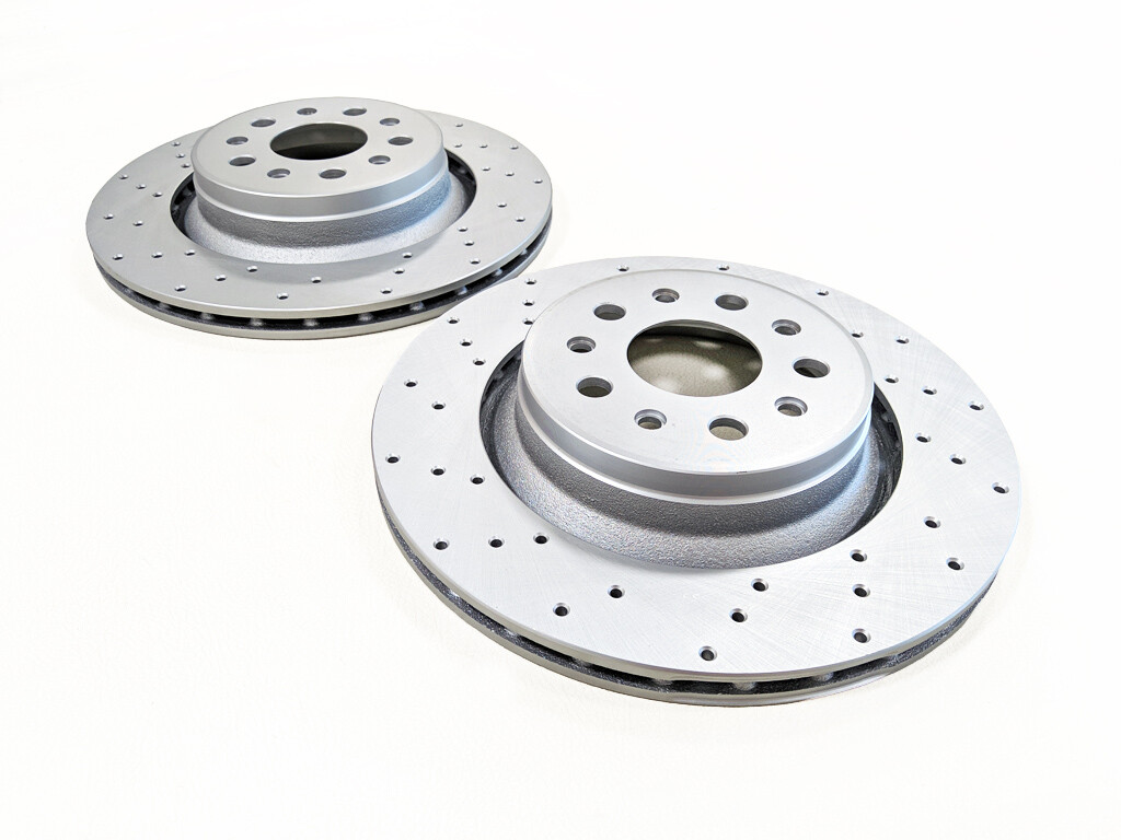 Maserati Levante S Rear Brake Rotor Pair 670105706 670032414 awitalian.com