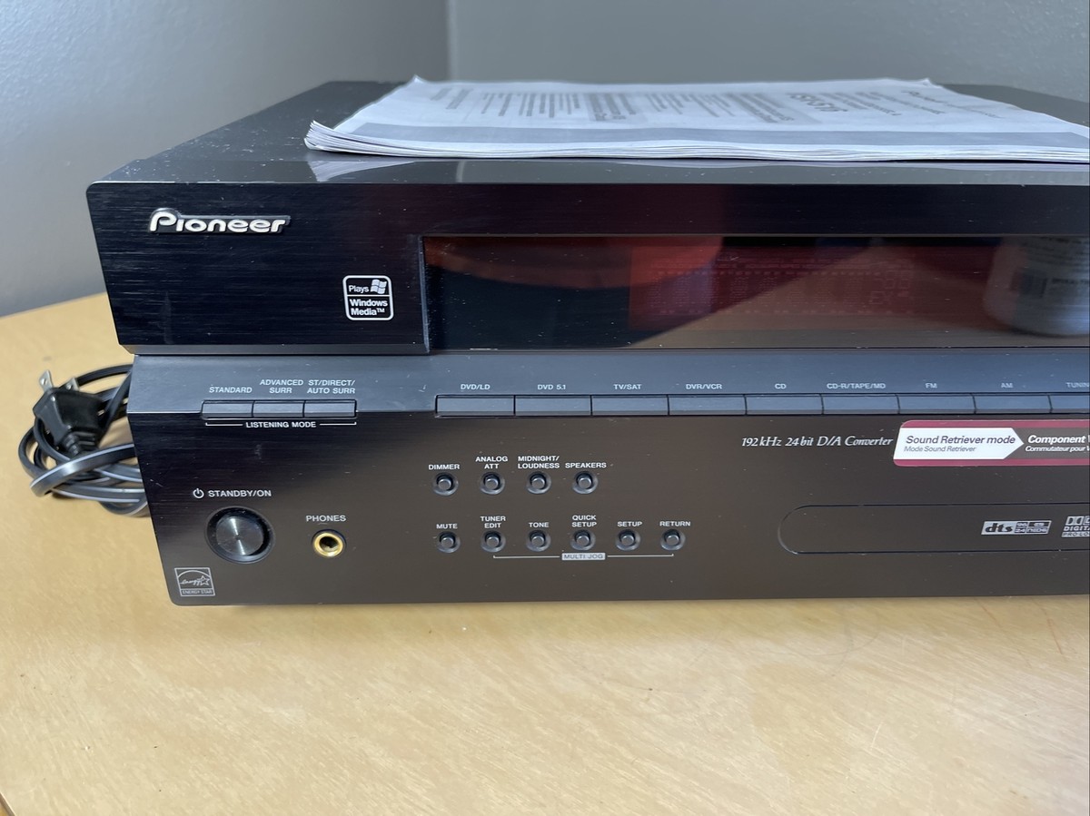 Pioneer VSX 516 6.1 Channel 100 Watt Receiver 24 Bit | eBay