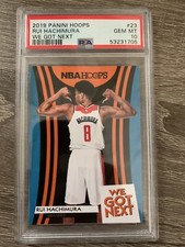 2019-20 Panini NBA Hoops We Got Next Holo Rui Hachimura #23 PSA 10 Rookie