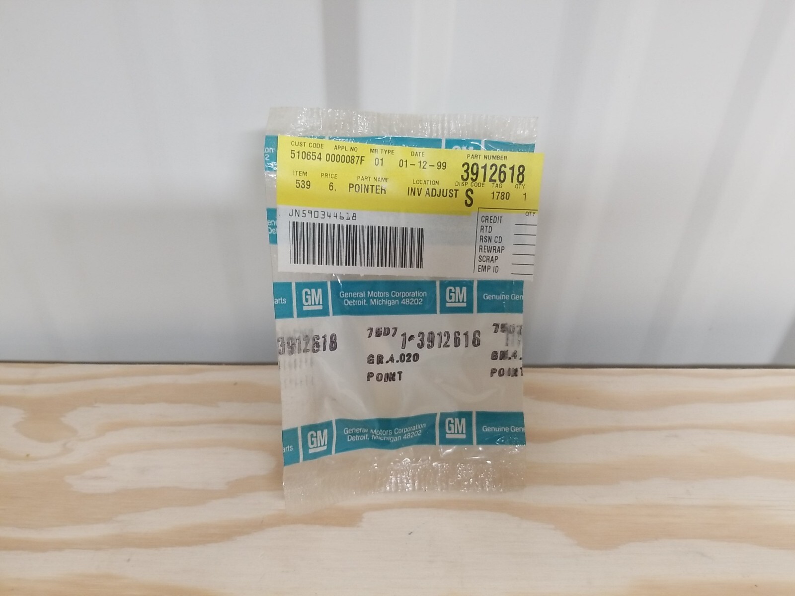 NOS GM 3912618 Transmission Shift Pointer 67-69 Camaro 67-84  