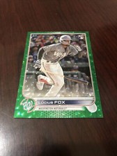 2022 Update Base Green Foilboard #US38 Lucius Fox /499 - Nationals *Mint*