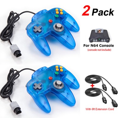 1/2Pcs Classic N64 Controller Gamepad Joystick für Original Nintendo 64 Console