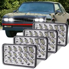 4PCS 4x6 LED Headlight for Chevrolet GMC C450...