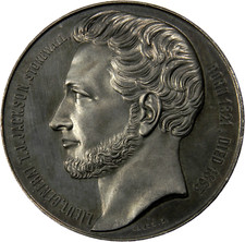 1864 Confederate General  "Stonewall" Jackson Medal By Armand Caque (06811)