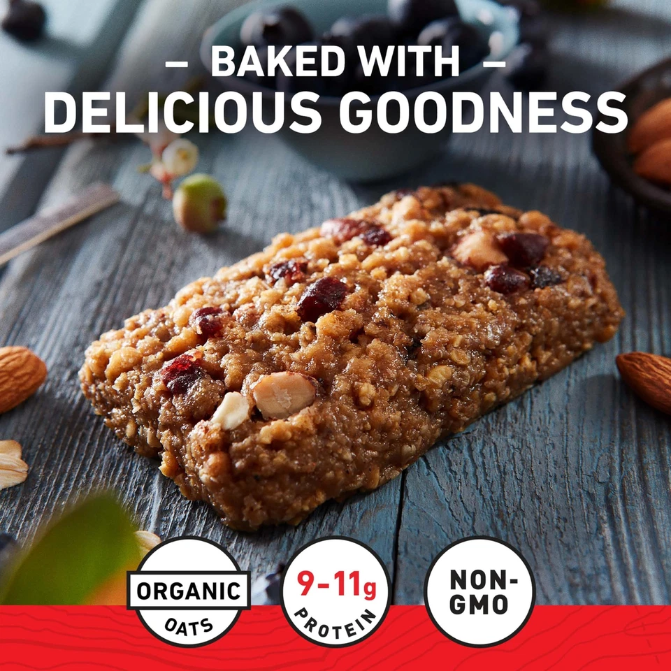 CLIF BAR 蓝莓脆能量棒 12 件装健康小吃非转基因 — 第 3/4 张图片