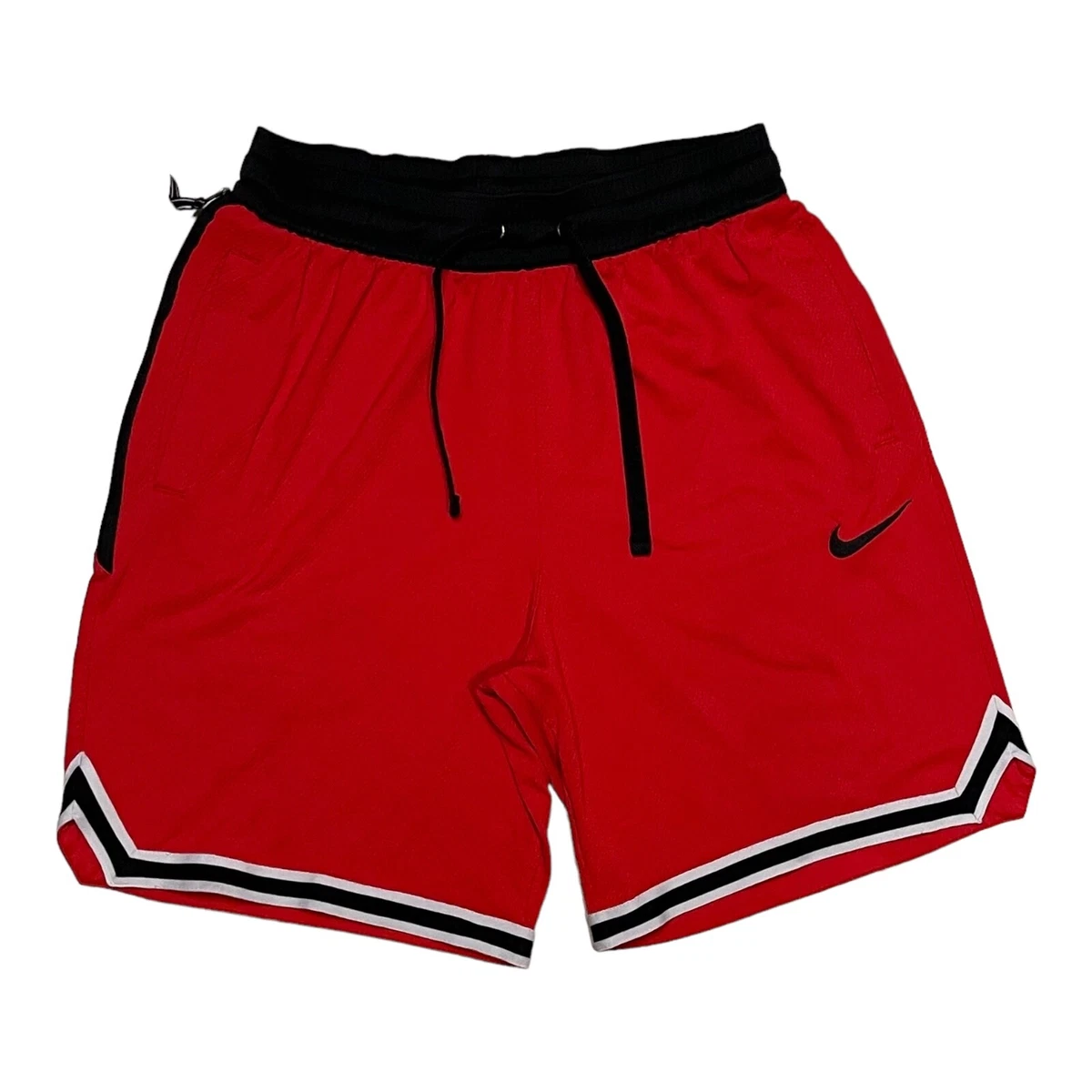 Nike Men's Medium DNA Loose Fit Basketball Shorts Red 925819-657