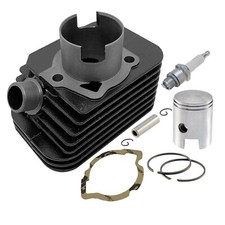 Kit Gruppo Termico  Ghisa 5 Travasi Dm 43 70CC Sp 12 per Piaggio Ciao Si 50