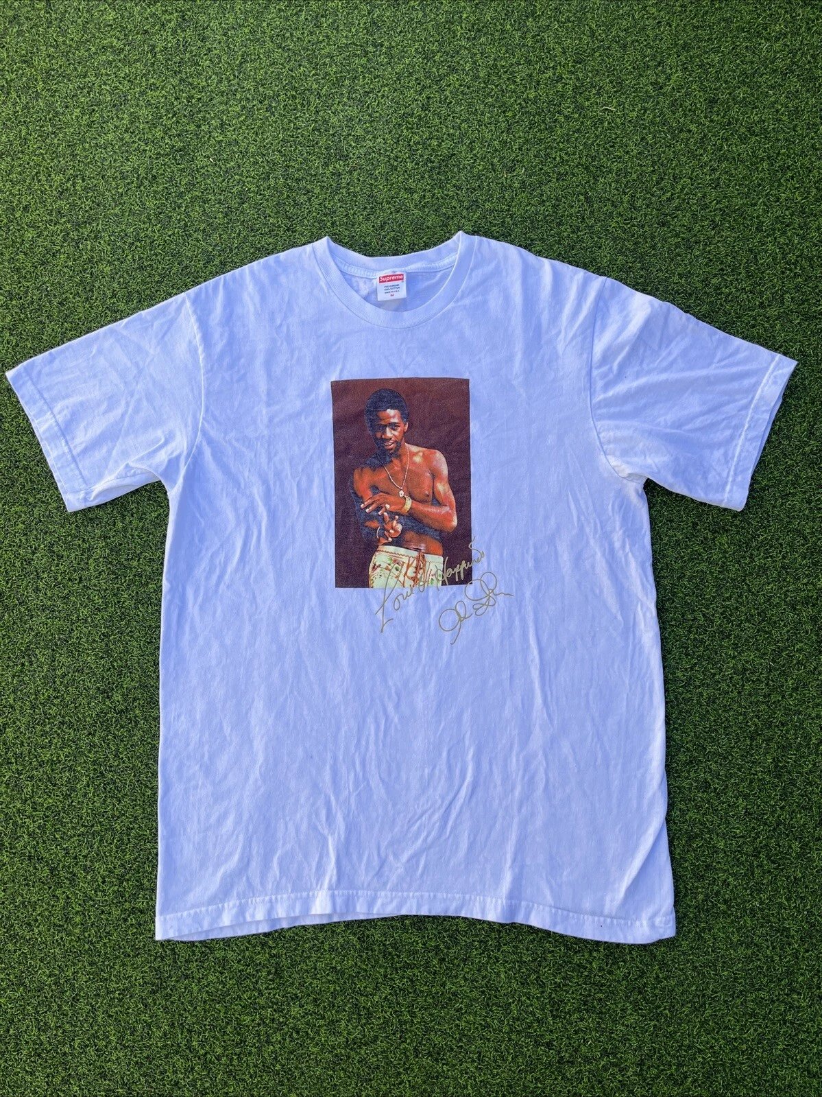 Supreme ◆ Al Vert / T shirt / M / Coton