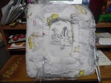 Vintage Disney Winnie the pooh  friends handmade cloth lace padded photo album